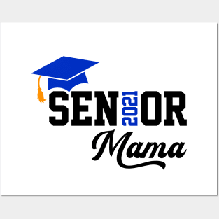 Senior Mom 2021 T-Shirt Posters and Art